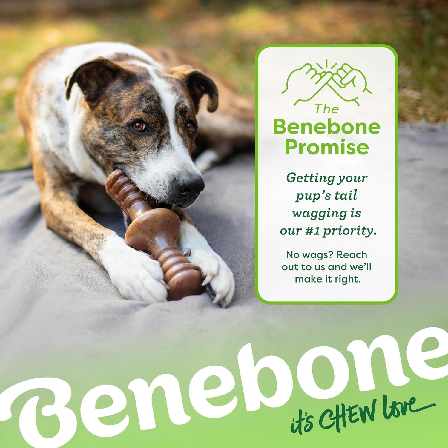 Zaggler Premium Dog Chew Toy for Aggressive Chewers, Infused with Real Bacon, Extra Large Size